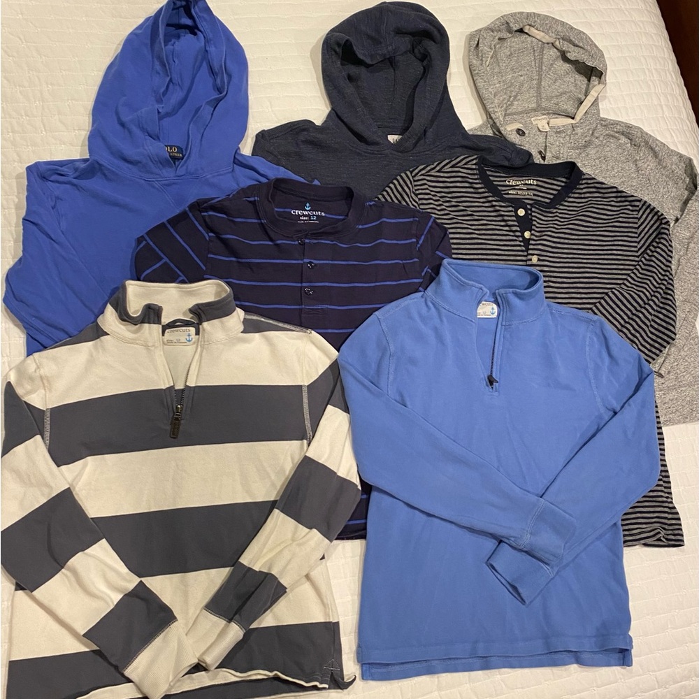Boys size 10-12 shirts Crewcuts, Polo, Gap
